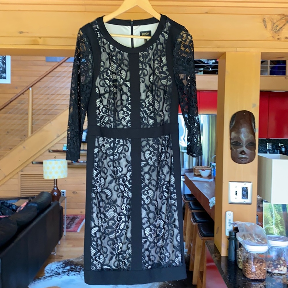 Laundry Black/Beige Under Lining with lace sleeves